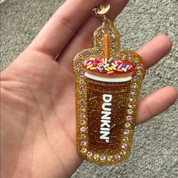 Dunkin\' Stoney clover lane Donut and ice coffee Keychains
